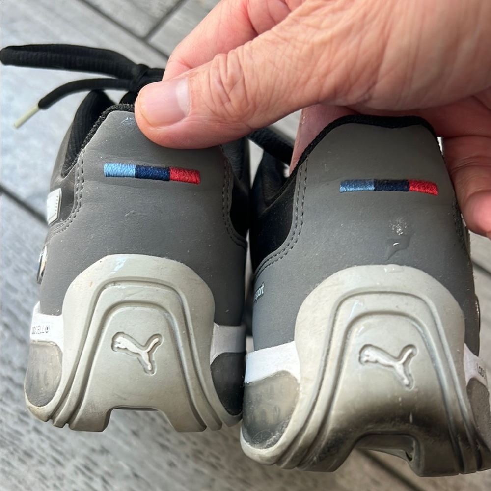 Puma Gray and Black Athletic Shoes